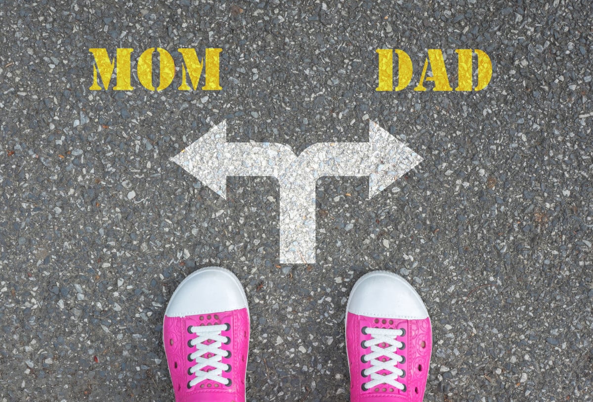 I figli dei separati restano dove si trovano