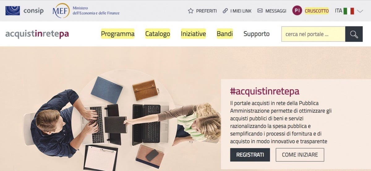 Mepa: da domani online il nuovo portale