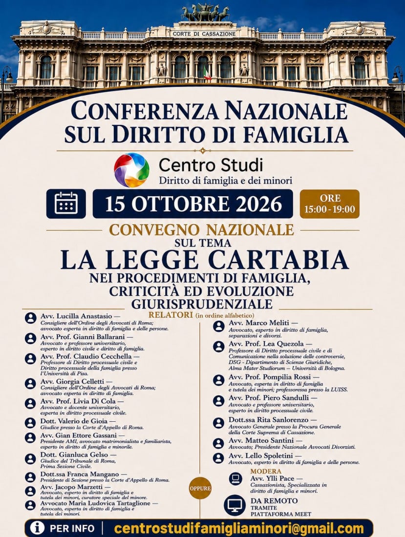 La Legge Cartabia nei procedimenti di famiglia: criticità ed evoluzione giurisprudenziale
