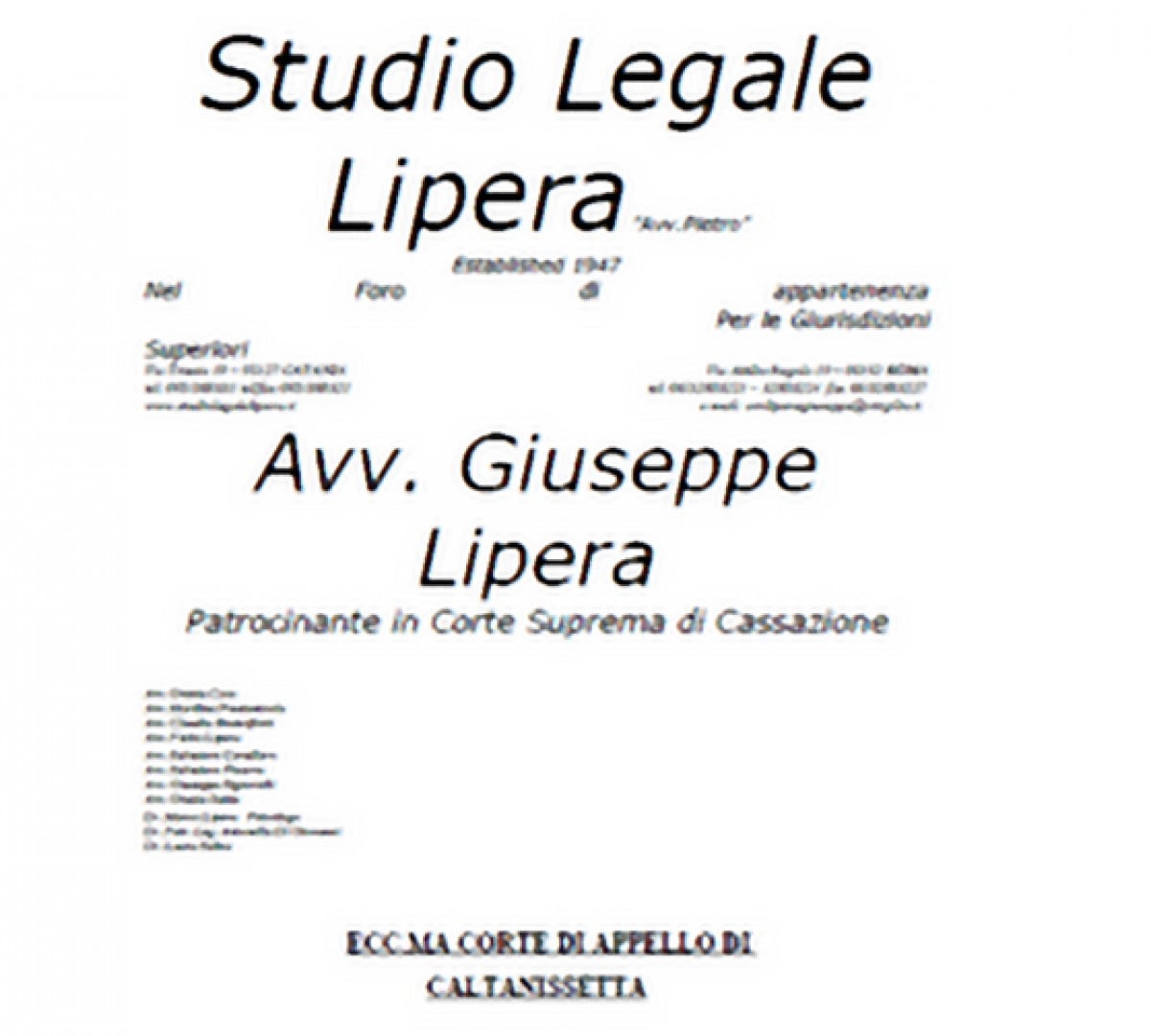 Caso contrada: Avvocato Lipera presenta una terza istanza di revisione del processo. In allegato il testo integrale dell'istanza