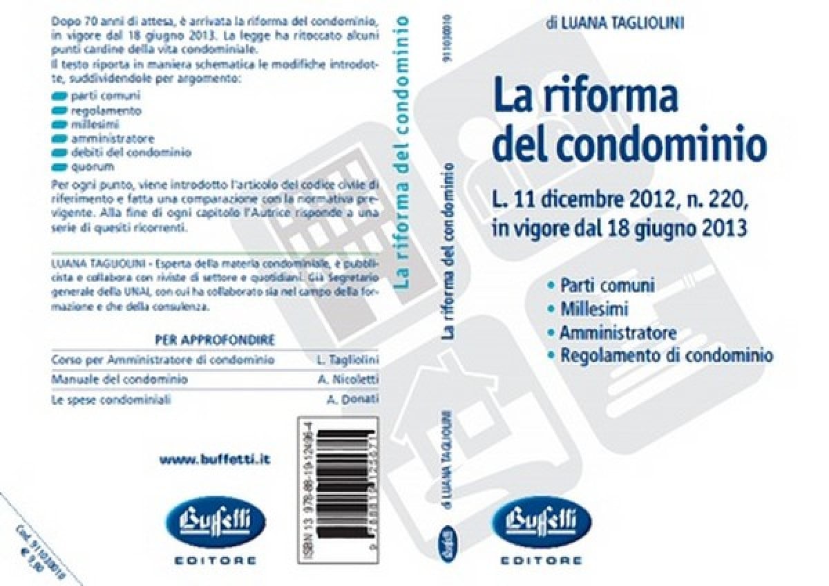 In libreria: La riforma del condominio - di Luana Tagliolini