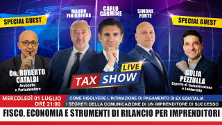 StudioCataldi.it domani su Tax Show Live