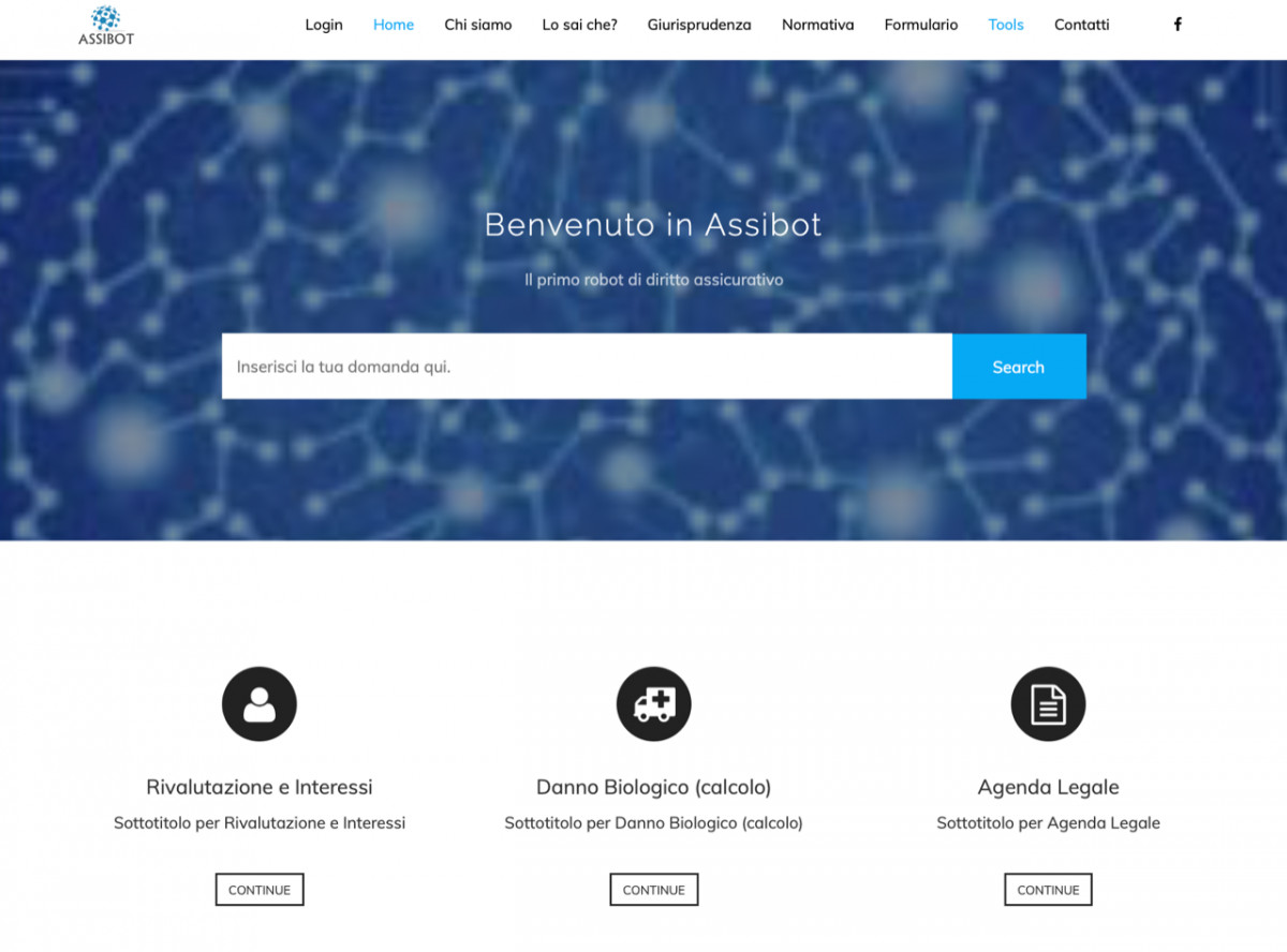 Nasce Assibot: il primo bot di diritto assicurativo