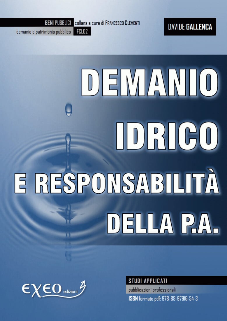Demanio idrico e responsabilità della pubblica amministrazione. Un ebook di Davide Gallenca