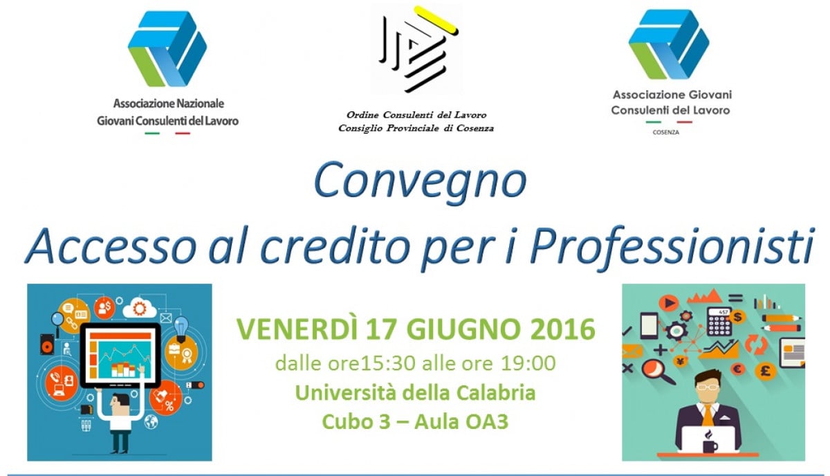 Convegno: i professionisti e l'accesso al credito