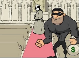 Cassazione: rubare in Chiesa è come rubare ai poveri.