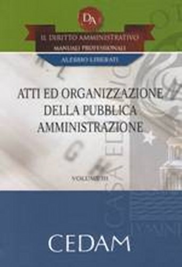 In libreria: Atti ed organizzazione della pubblica amministrazione