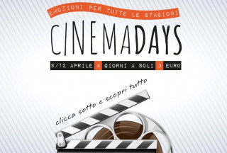 Cinemadays: fino a giovedì al cinema a tre euro