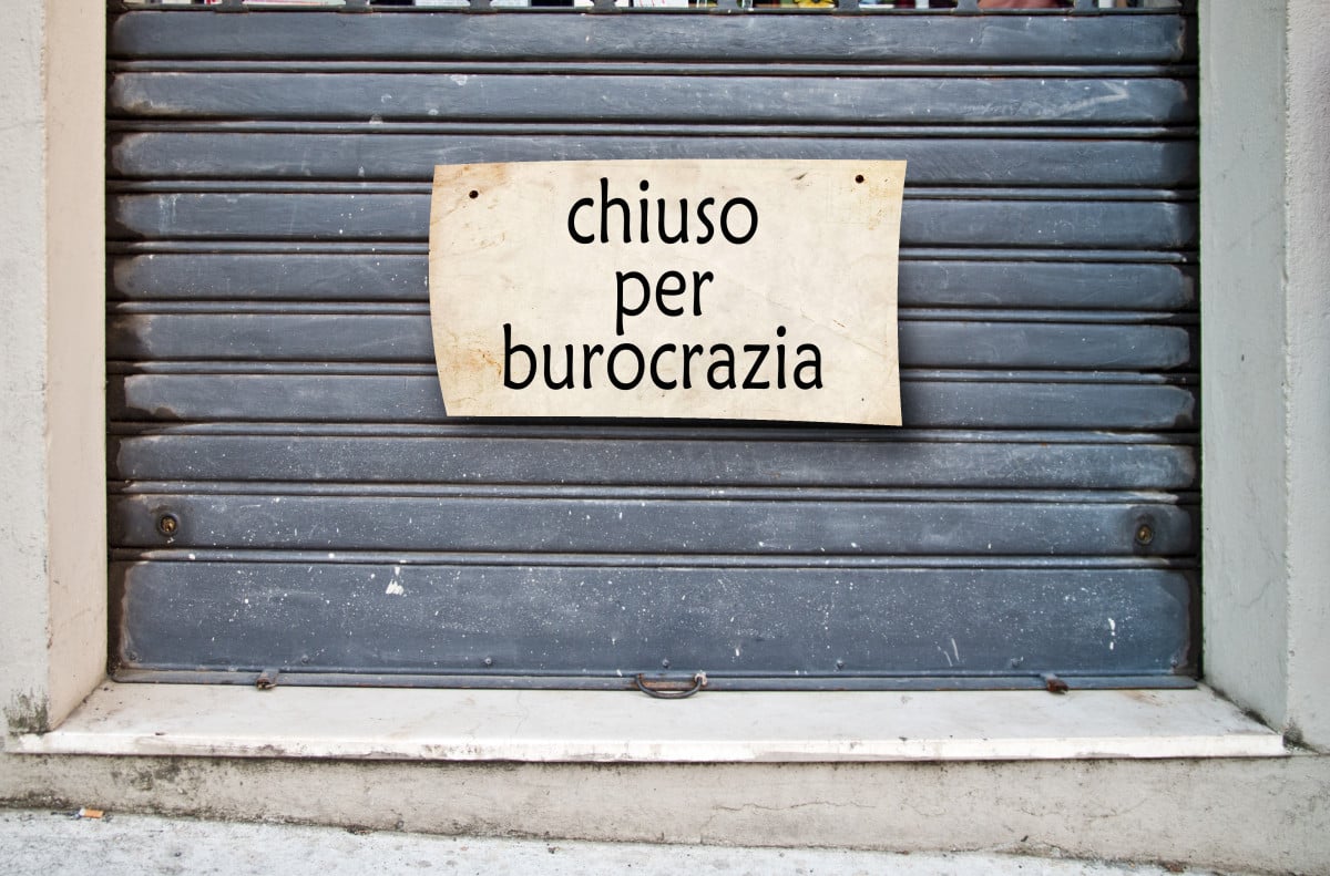 L'Italia ha la peggior burocrazia d'Europa