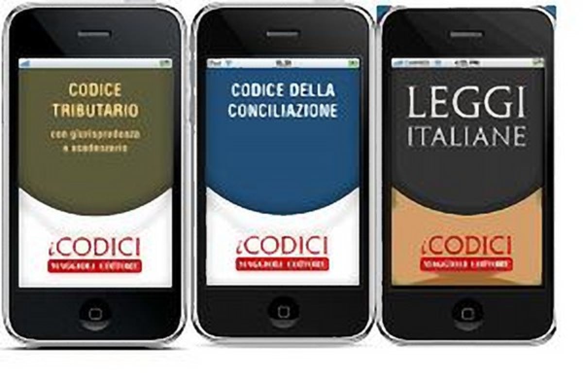 MAGGIOLI PRESENTA: il codice della conciliazione e dell'arbitrato, il codice tributario e la raccolta delle leggi italiane scaricabili su iPhone o iPod Touch