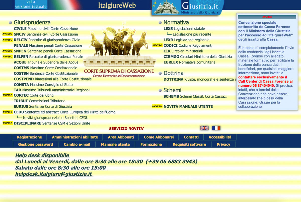 ItalgiureWeb: la banca dati per gli avvocati