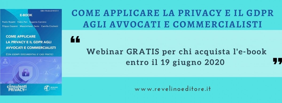Privacy e GDPR, tutte le risposte in un e-book